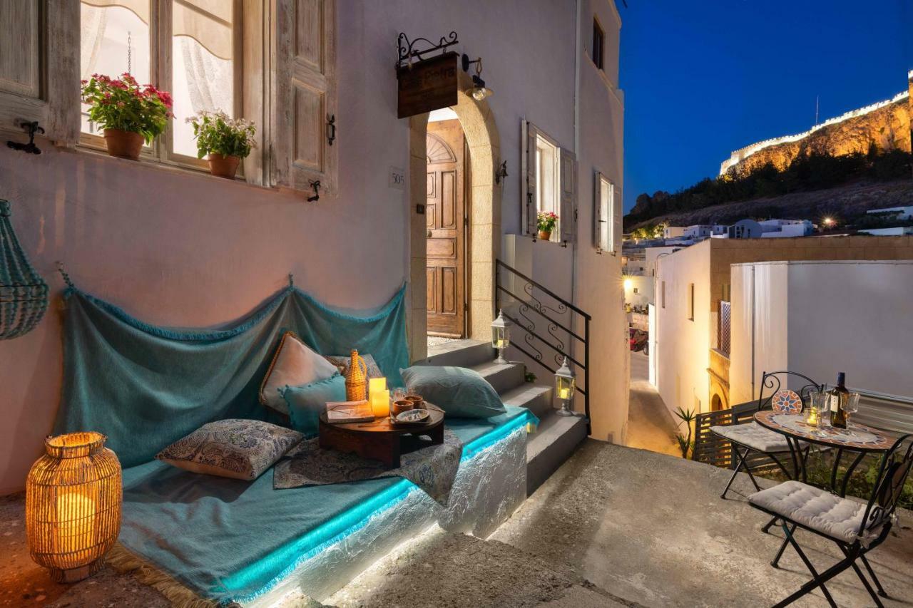 Casa Pietra Lindos Luxury Traditional House Exterior photo